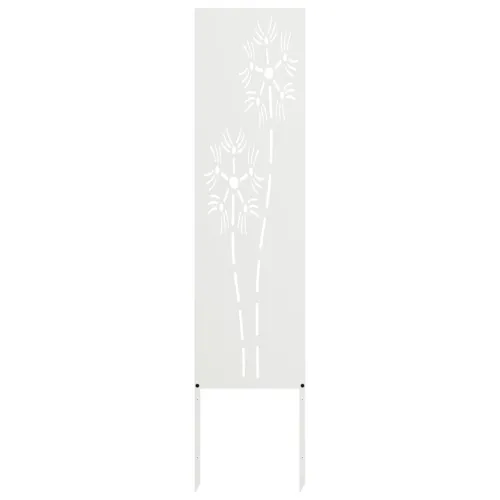 Privatnost u vrtu Bijelo 32 x 140 cm Hladno valjana čelična - Bijela Šesterokut 32 x 140 cm Cijena