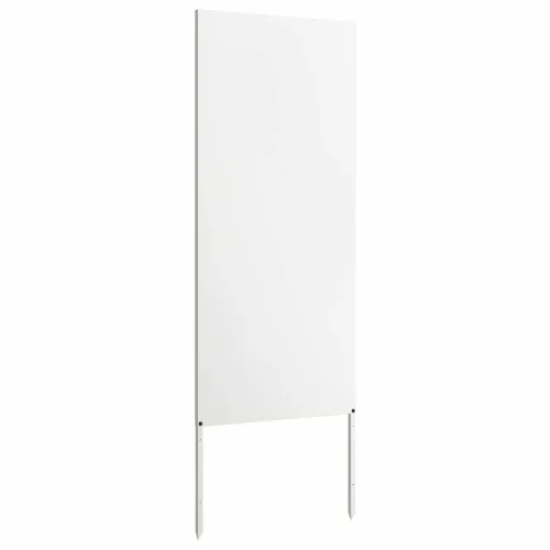 Privatnost u vrtu Bijelo 50 x 140 cm Hladno valjana čelična - Bijela Jednostavno 50 x 140 cm Cijena
