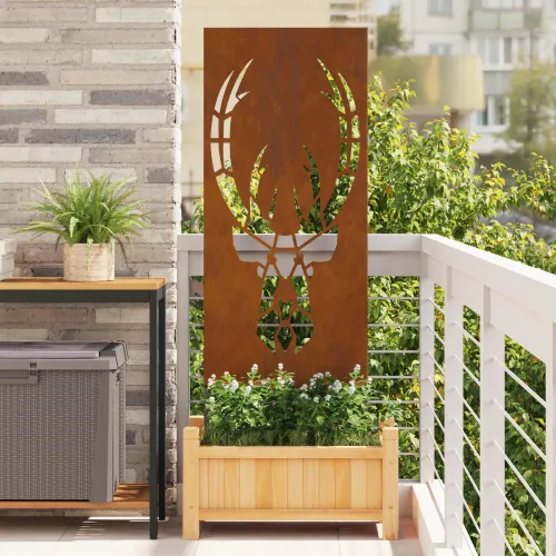 Privatnost u vrtu Životinjski uzorak Rđa 50 x 140 cm - Otporni čelik Životinjski 50 x 140 cm Cijena