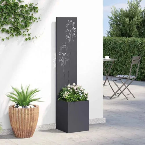 Privatnost u vrtu Cvjetni Antracit 32 x 32 x 150 cm - Antracit Suncokret 32 cm Cijena