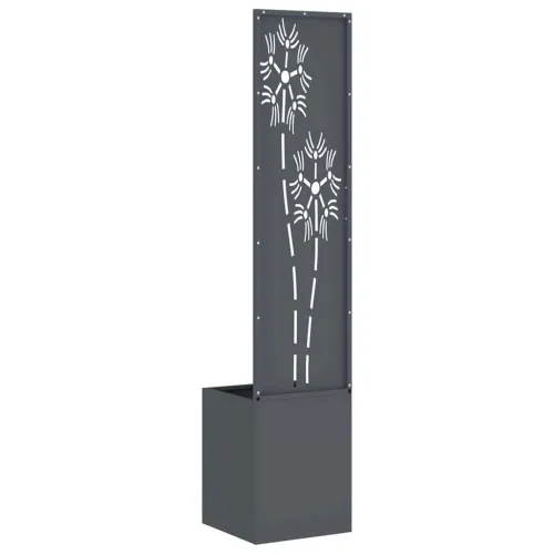 Privatnost u vrtu Cvjetni Antracit 32 x 32 x 150 cm - Antracit Suncokret 32 cm Cijena