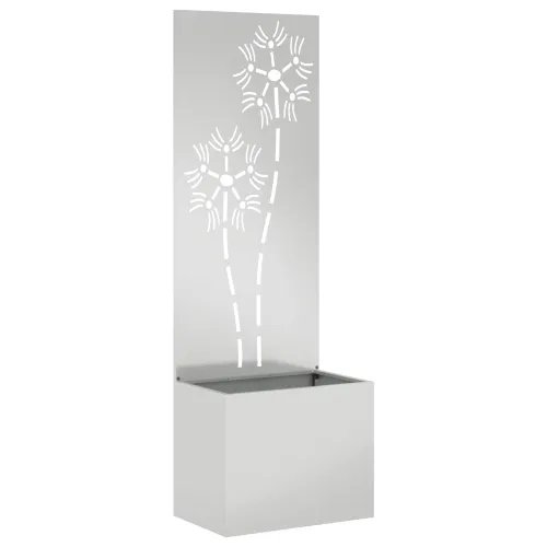 Privatnost u vrtu Srebrno 50 x 32 x 150 cm Pocinčani čelik - Pocinčani čelik Suncokret 50 cm Cijena