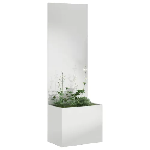 Privatnost u vrtu Srebrno 50 x 32 x 150 cm Pocinčani čelik - Pocinčani čelik Prazno 50 cm Cijena