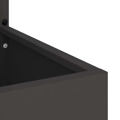 Privatnost u vrtu Crna 50 x 32 x 150 cm Hladno valjana čelična - Crna Zalazak sunca 50 cm Cijena
