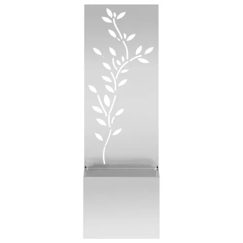 Privatnost u vrtu Srebrno 50 x 32 x 150 cm Pocinčani čelik - Pocinčani čelik List 50 cm Cijena
