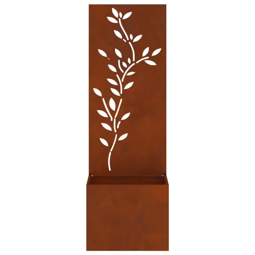 Privatnost u vrtu Cvjetni Rđa 50 x 32 x 150 cm Otporni čelik - Otporni čelik List 50 cm Cijena