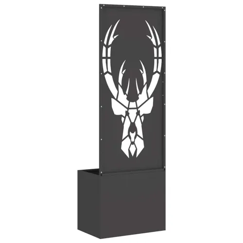 Privatnost u vrtu Crna 50 x 32 x 150 cm Hladno valjana čelična - Crna Sob 50 cm Cijena