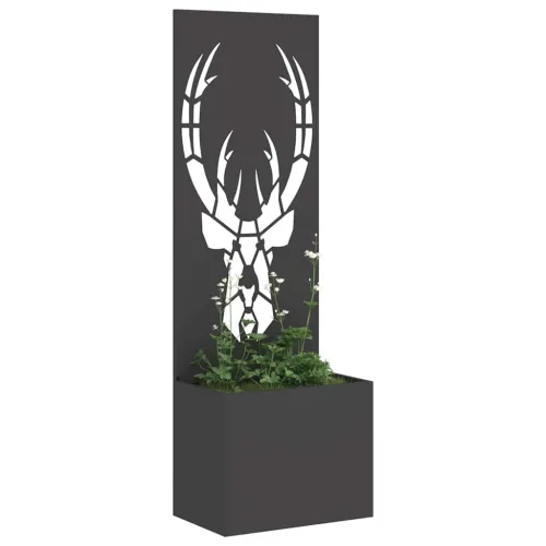 Privatnost u vrtu Crna 50 x 32 x 150 cm Hladno valjana čelična - Crna Sob 50 cm Cijena