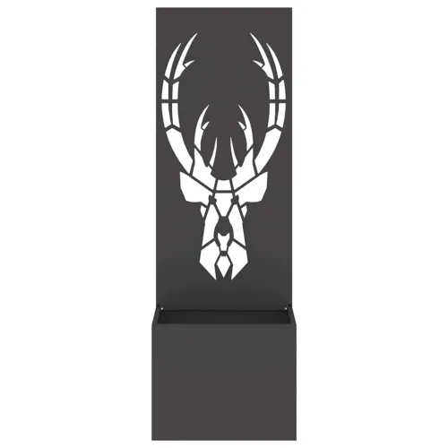 Privatnost u vrtu Crna 50 x 32 x 150 cm Hladno valjana čelična - Crna Sob 50 cm Cijena