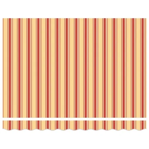 Povlačiva tenda Žuta 350 x 200 cm tkanina - Žuta i narančasta (antracitni okvir) 3,5 x 2 m Ručna Cijena