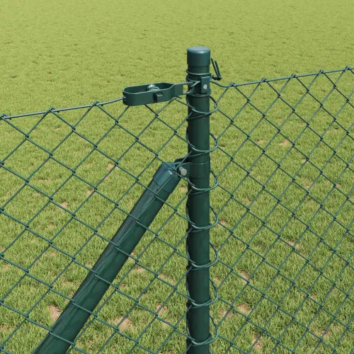 Ograda od lančane veze s šiljcima 10 x 1,2 m Zelena Mreža - 10 x 1,2 m (40 x 40 mm mrežica) Zelena Vijak sidro fiksacija Cijena