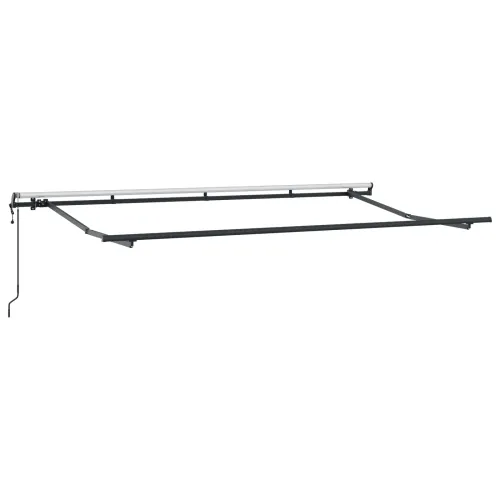Povlačiva tenda Antracit 400 x 200 cm tkanina - Antracit (antracitni okvir) 4 x 2 m Električna Cijena