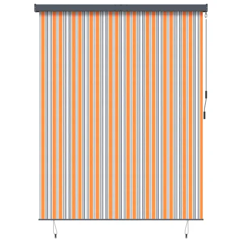 Rolo zavjesa Žuta i plava 200 x 250 cm Tkanina i aluminij - Žuta i plava 200 x 250 cm Cijena