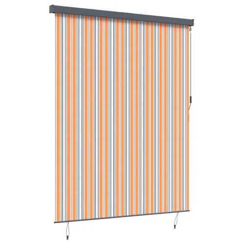 Rolo zavjesa Žuta i plava 200 x 250 cm Tkanina i aluminij - Žuta i plava 200 x 250 cm Cijena