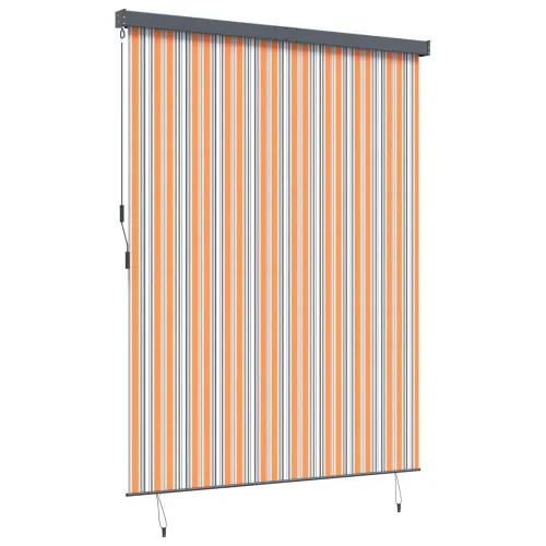 Rolo zavjesa Žuta i plava 220 x 250 cm Tkanina i aluminij - Žuta i plava 220 x 250 cm Cijena