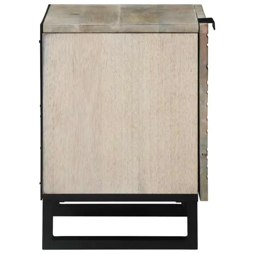 Noćni ormar Bijela 40 x 33 x 46 cm Konstruirano drvo - Bijela 1 Cijena
