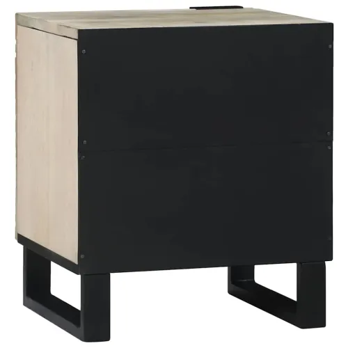 Noćni ormar Bijela 40 x 33 x 46 cm Konstruirano drvo - Bijela 1 Cijena