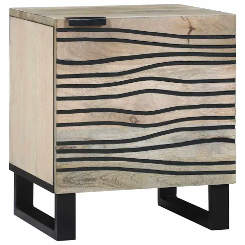 Noćni ormar Bijela 40 x 33 x 46 cm Konstruirano drvo - Bijela 1 Cijena