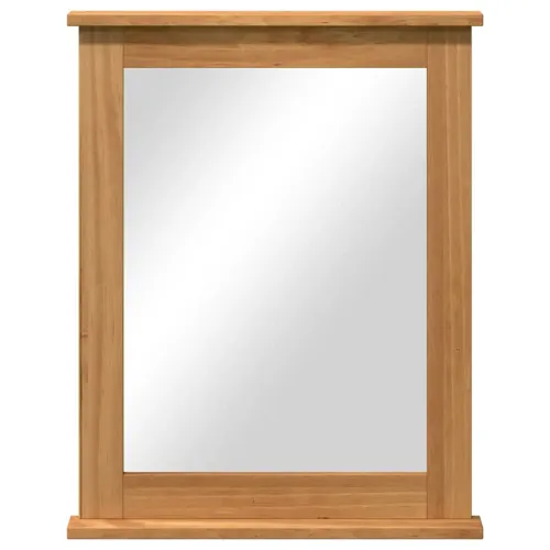 Ogledalo VIGO Medeno smeđa 55,5 x 5 x 70 cm Masivna borovina - boja meda Cijena