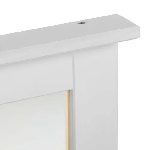 Ogledalo VIGO Antič White 55,5 x 5 x 70 cm Masivna borovina - antično bijela Cijena