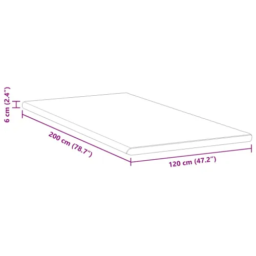Nadmadrac Bijela i zelena 120 x 200 cm Jakard tkanina - 120 x 200 cm Hladna pjena Cijena