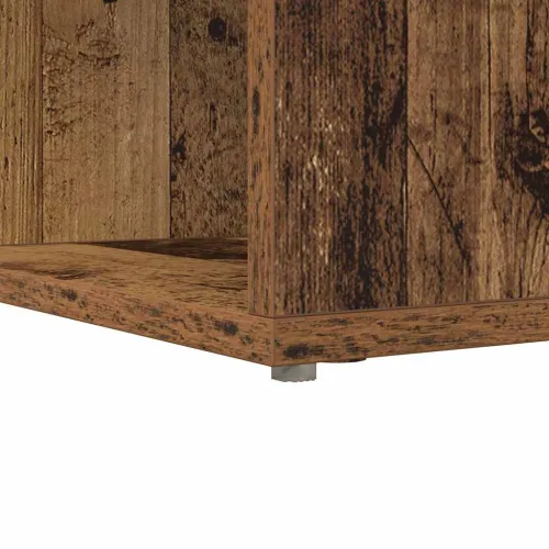 Kutni stol s policom Staro drvo 101,5 x 149,5 x 149,5 cm - Staro drvo Cijena