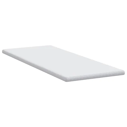 Nadmadrac Bijelo 80 x 200 cm Jakard tkanina - 80 x 200 cm Pu pjena Cijena