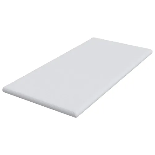 Nadmadrac Bijelo 100 x 200 cm Jakard tkanina - 100 x 200 cm Pu pjena Cijena