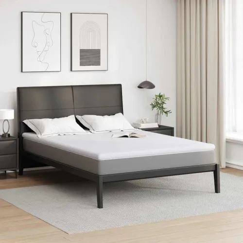 Nadmadrac Bijelo 160 x 200 cm Jakard tkanina - 160 x 200 cm Pu pjena Cijena