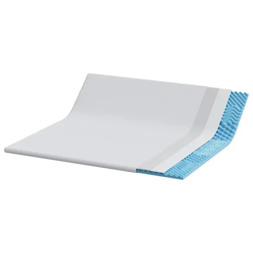 Nadmadrac Bijelo 180 x 200 cm Jakard tkanina - 180 x 200 cm Pu pjena Cijena
