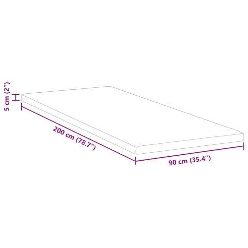 Nadmadrac od memorijske pjene 90 x 200 cm Thick Mekano Bijela - 90 x 200 cm 5 cm Cijena
