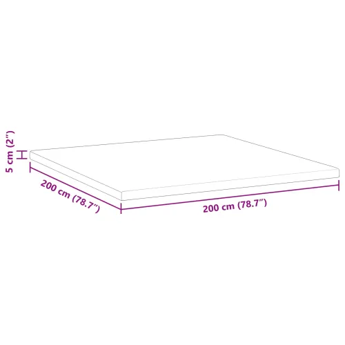 Nadmadrac od memorijske pjene 200 x 200 x 5 cm Thick Mekano - 200 x 200 cm 5 cm Cijena