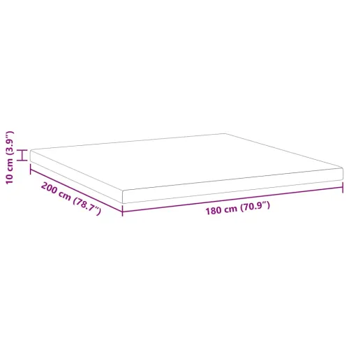 Nadmadrac od memorijske pjene 180 x 200 cm Thick Mekano Bijela - 180 x 200 cm 10 cm Cijena