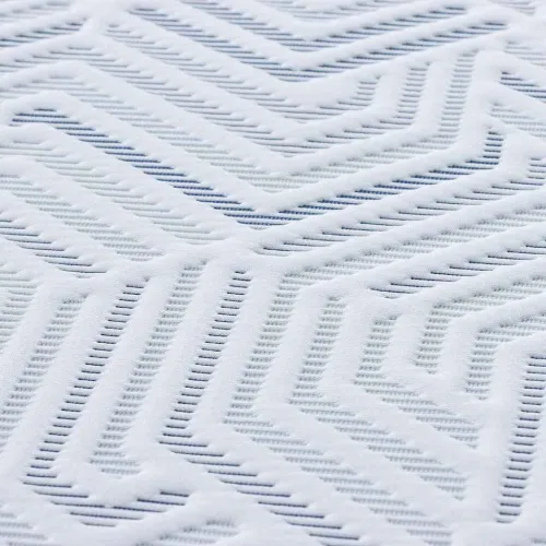 Nadmadrac 70 x 200 cm debelo Žakar tkanina Bijela - 70 x 200 cm 6 cm Cijena