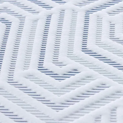 Nadmadrac 100 x 200 cm debelo Žakar tkanina Bijela - 100 x 200 cm 8 cm Cijena