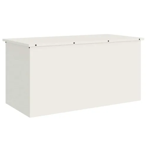 Kutija za pohranu jastučića za vrt Pocinčani čelik 220 L Bijela - Bijela 100 x 50,5 x 50 cm Cijena