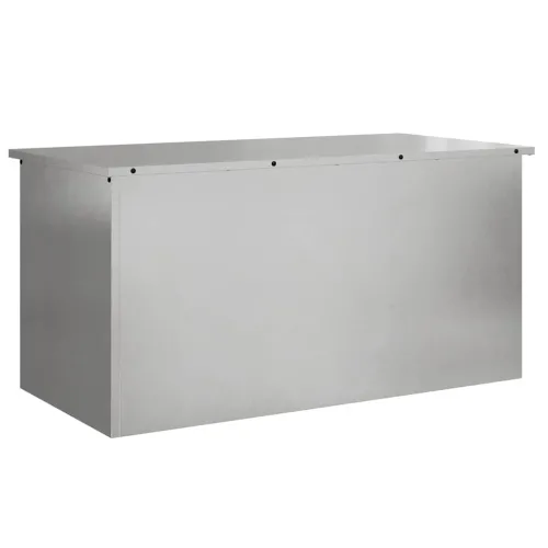 Kutija za pohranu jastučića za vrt Pocinčani čelik 220 L - Nehrđajući čelik 100 x 50,5 x 50 cm Cijena