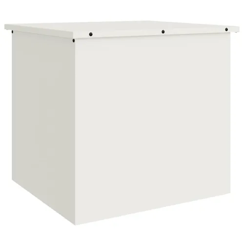 Kutija za pohranu jastučića za vrt Pocinčani čelik 117 L Bijela - Bijela 55 x 50,5 x 50 cm Cijena