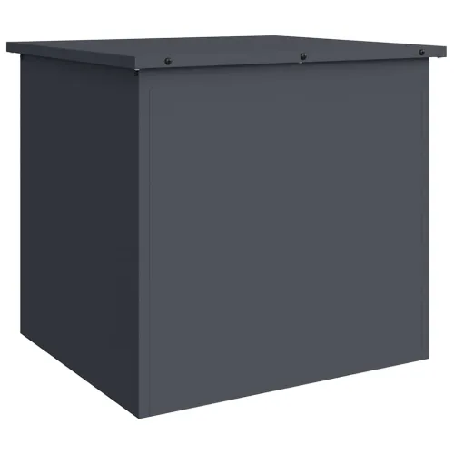 Kutija za pohranu jastučića za vrt Pocinčani čelik 117 L - Antracit 55 x 50,5 x 50 cm Cijena