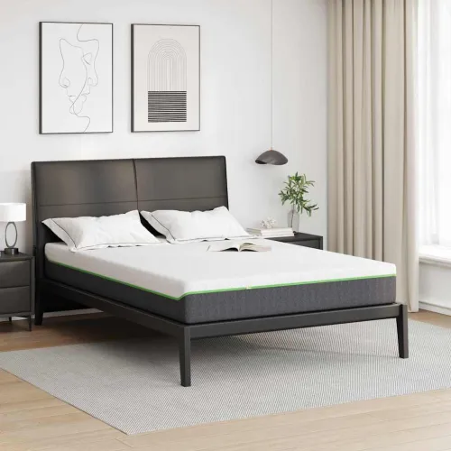 Madrac Bijela i siva 140 x 190 cm Žakar tkanina - 140 x 190 cm Cijena