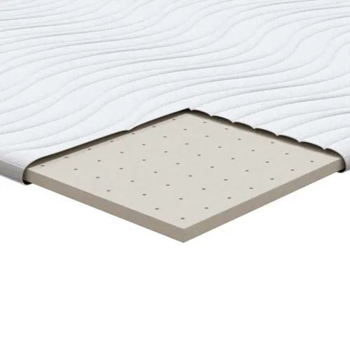 Nadmadrac 70 x 200 cm debelo Pleteno platno Bijela - 70 x 200 cm 3,5 cm Cijena