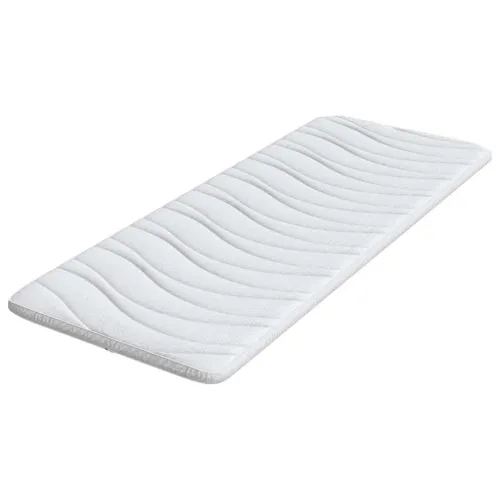 Nadmadrac 80 x 200 cm debelo Pleteno platno Bijela - 80 x 200 cm 3,5 cm Cijena