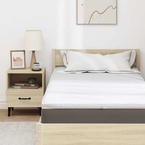 Nadmadrac 90 x 200 cm debelo Pleteno platno Bijela - 90 x 200 cm 3,5 cm Cijena