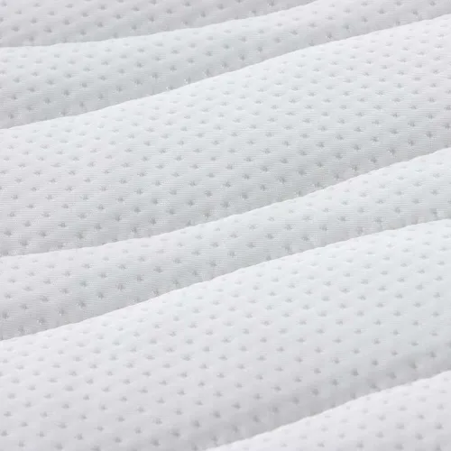 Nadmadrac 200 x 200 cm debelo Pleteno platno Bijela - 200 x 200 cm 3,5 cm Cijena