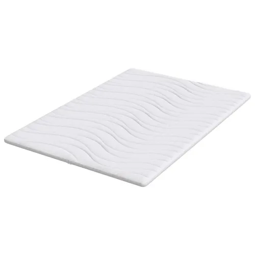 Nadmadrac 160 x 200 cm debelo Pleteno platno Bijela - 160 x 200 cm 5,5 cm Cijena