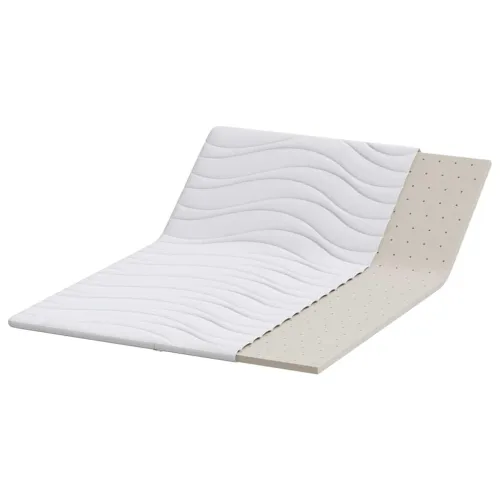 Nadmadrac 160 x 200 cm debelo Pleteno platno Bijela - 160 x 200 cm 5,5 cm Cijena