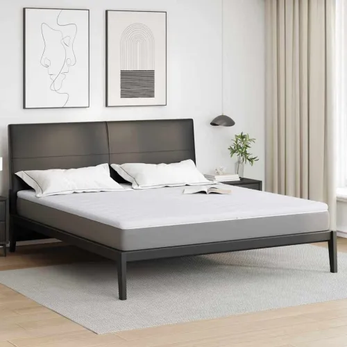 Nadmadrac 180 x 200 cm debelo Pleteno platno Bijela - 180 x 200 cm 5,5 cm Cijena