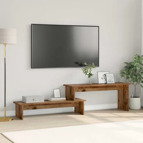 Set TV komoda 180,5 x 30 x 43 cm Staro drvo Konstruirano drvo - Staro drvo Cijena