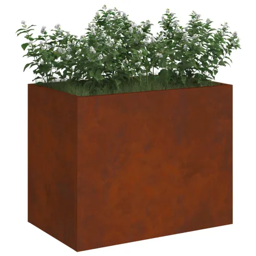 Vrtna saksija Rđa 50 x 32 x 40 cm - Otporni čelik 50 x 32 x 40 cm Cijena