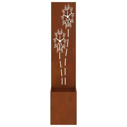 Privatnost u vrtu Cvjetni Rđa 32 x 32 x 150 cm Otporni čelik - Otporni čelik Suncokret 32 cm Cijena